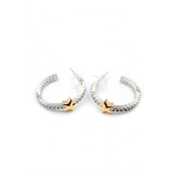 Yıldız Küpe - Gümüş