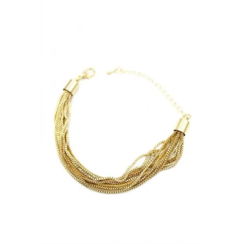 Zincirli Bileklik - Altın