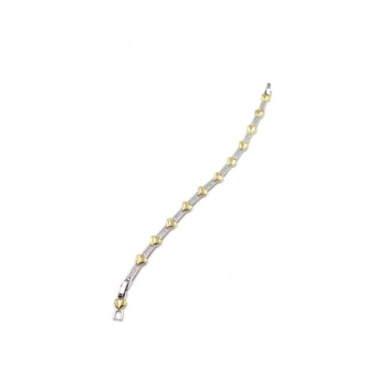 Zirkon Taşlı Bileklik - Gümüş