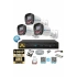 3 Kameralı Full HD Güvenlik Kamera Seti 250 GB HDD 5MP Gece Görüşlü (Siyah-Beyaz) Sabit İp Gerekmez