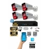 4 Kameralı AHD Full HD 9 LED 5MP Kamera Seti - 250GB HDD Dahil Gece (Siyah-Beyaz) Görüş
