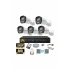 5 Kameralı Full HD Güvenlik Kamera Seti 320 GB HDD 5MP Gece (Renkli) Görüşlü - Sabit IP Gerektirmez