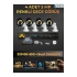 4 Kameralı Set 320 Gb Hdd Full Hd Gece Görüşlü Güvenlik Kamerası Sistemi-Sabit İp Gerektirmez-