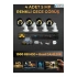 4 Kameralı Set 1000 Gb Hdd Full Hd Gece Görüşlü Güvenlik Kamerası Sistemi-Sabit İp Gerektirmez-
