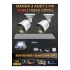 2 Kameralı 2MP Gece Renkli Güvenlik Kamerası Seti, 500 GB HDD, FullHD İç Dış Mekan Uyumlu