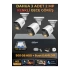 3 Kameralı 2MP Gece Renkli Güvenlik Kamerası Seti, 500 GB HDD, FullHD İç Dış Mekan Uyumlu