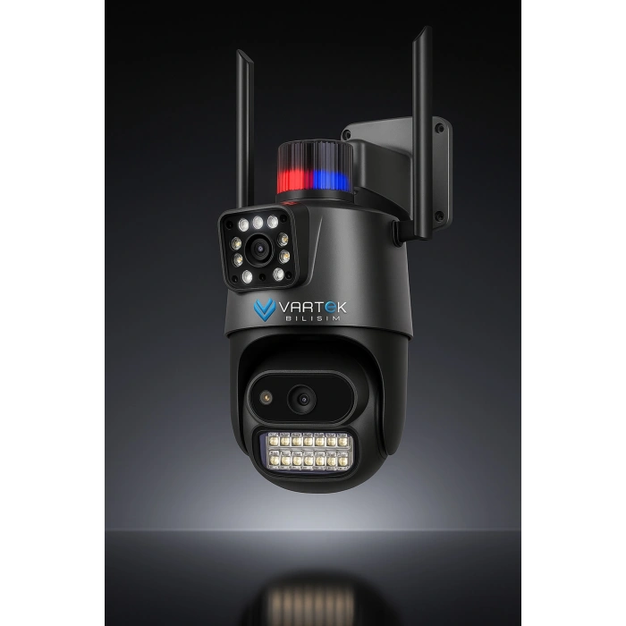 2MP Akıllı Wi-Fi Speed Dome IP Güvenlik Kamerası – Gece Görüşlü, Çift Antenli, 360° Dönebilen
