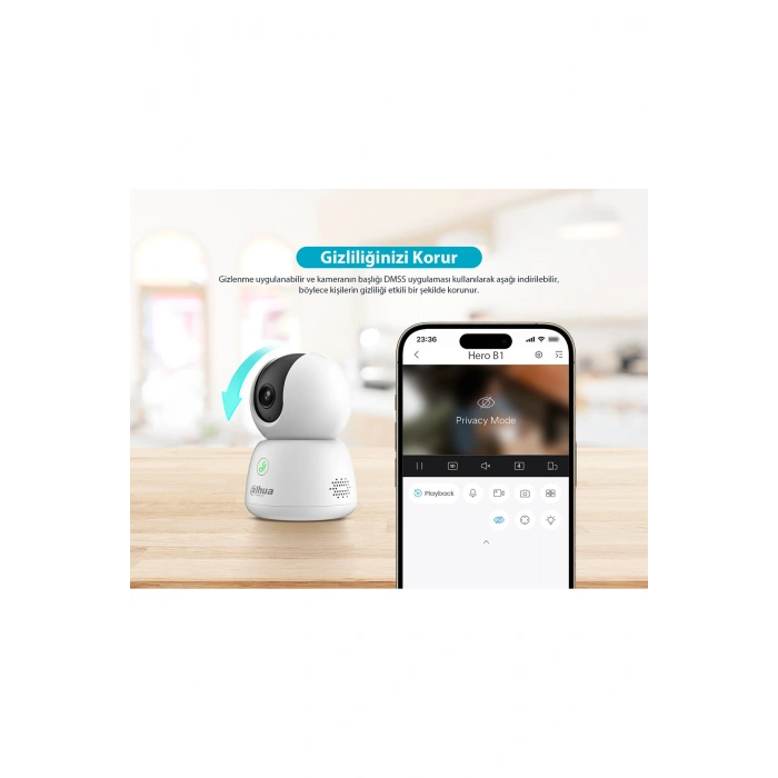 Hero B1 Akıllı Kamera - 2K 3MP Akıllı Wifi Kamera Kablosuz Ev Kamerası (Dahua Türkiye Garantili)