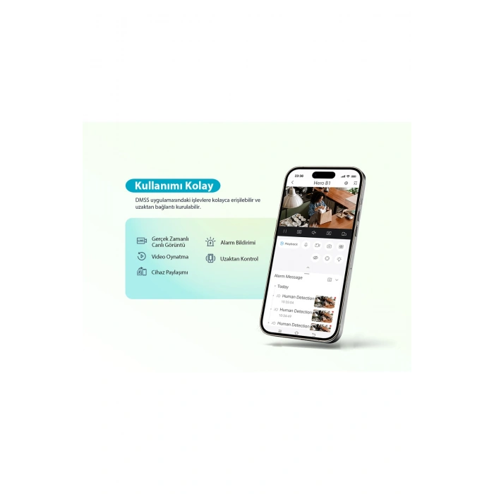 Hero B1 Akıllı Kamera - 2K 3MP Akıllı Wifi Kamera Kablosuz Ev Kamerası (Dahua Türkiye Garantili)