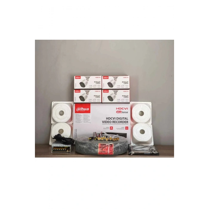 4 Kanal 4 Kamera Güvenlik Kamera Seti 500 Gb Hdd