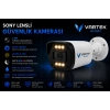 2 Kameralı Ultra 6 Ledli 5MP Sony Lensli Gece Renkli Güvenlik Kamerası Seti 250 GB HDD