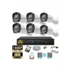 6 Kameralı Full HD Güvenlik Kamera Seti 500GB HDD 5MP Gece (Renkli) Görüşlü - Sabit IP Gerektirmez