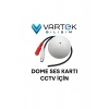 Dome Ses CCTV Kartı – Güvenlik Kamerası Ses Aktarım Kartı (Mikrofon Bağlantı Modülü)