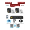 2 Kameralı Güvenlik Kamera Seti 2MP 1080P Gece Renkli Tak Çalıştır Hazır Sistem + 320 GB HDD