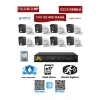 8 Kameralı Güvenlik Kamera Seti 2MP 1080P Gece Renkli Tak Çalıştır Hazır Sistem + 500 GB HDD