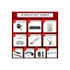 3 Kameralı Set 500 Gb Hdd Full Hd Gece Görüşlü Güvenlik Kamerası Sistemi-Sabit İp Gerektirmez-