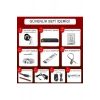 8 Kameralı Set 500 Gb Hdd Full Hd Gece Görüşlü Güvenlik Kamerası Sistemi-Sabit İp Gerektirmez-