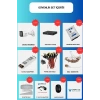 5 Kameralı 2MP Gece Renkli Güvenlik Kamerası Seti, 1000 GB HDD, FullHD İç Dış Mekan Uyumlu