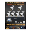 6 Kameralı 2MP Gece Renkli Güvenlik Kamerası Seti, 1000 GB HDD, FullHD İç Dış Mekan Uyumlu