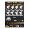 8 Kameralı 2MP Gece Renkli Güvenlik Kamerası Seti, 320 GB HDD, FullHD İç Dış Mekan Uyumlu
