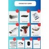 2 Kameralı 6 Atom Led Gece Renkli Görüşlü Güvenlik Kamerası Seti + 500 GB HDD