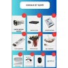 3 Kameralı 6 Atom Led Gece Renkli Görüşlü Güvenlik Kamerası Seti + 250 GB HDD