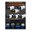 6 Kameralı Ultra 6 Ledli 5MP Sony Lensli Gece Renkli Güvenlik Kamerası Seti 5 00GB HDD