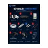 2 Kameralı 500GB-5MP Gece Renkli Gülen Yüz 1080P FULLHD Kamera Set-Su Gecirmez-Sabit İP Gerektirmez