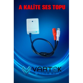 Kare Ses CCTV Kartı – Güvenlik Kamerası Ses Aktarım Kartı (Mikrofon Bağlantı Modülü)