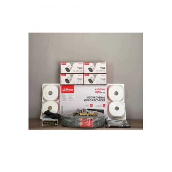 4 Kanal 4 Kamera Güvenlik Kamera Seti 500 Gb Hdd