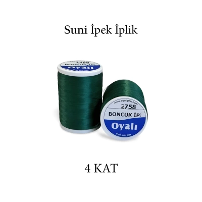 Oyalı 4 Kat Suni İpek İplik İğne Oyası Boncuk İpi Tığ Oyası No:2758