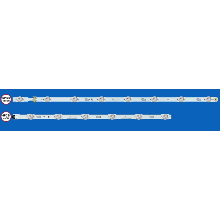 (6XA-6XB) 55 İnç Samsung V5Du 550Dca-R1 V5Du 550Dcb-R1 Ue55Ju6070