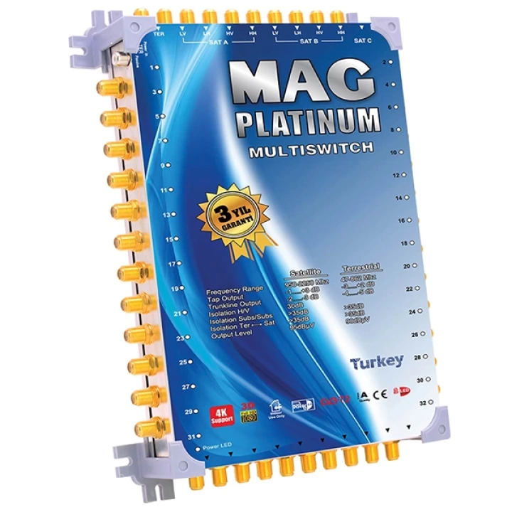 10*40 KASKATLI UYDU SANTRALİ  ShopZum  PLATINUM