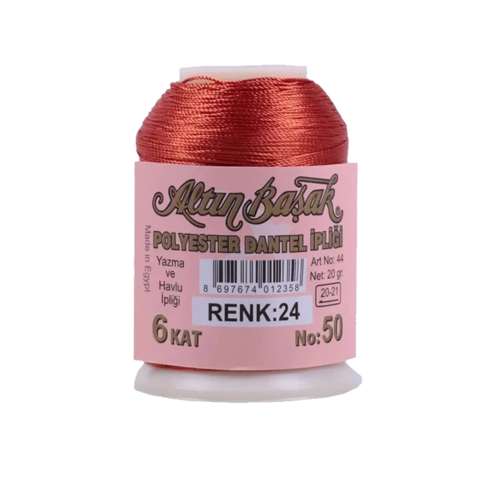 3 Adet Altınbaşak Oya ve Dantel İpi 20 gr - Royaleks - No: 024 - 793 - 373