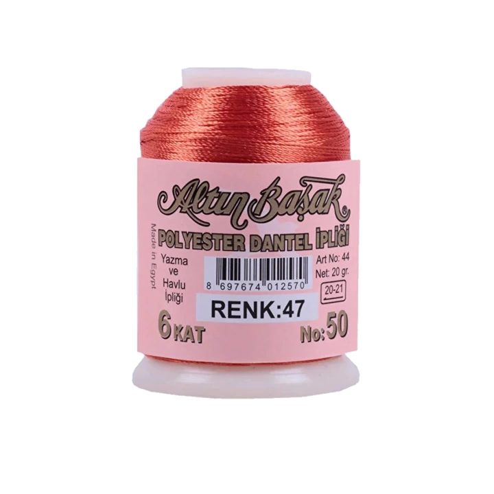 3 Adet Altınbaşak Oya ve Dantel İpi 20 gr - Royaleks - No: 047 - 089 - 021