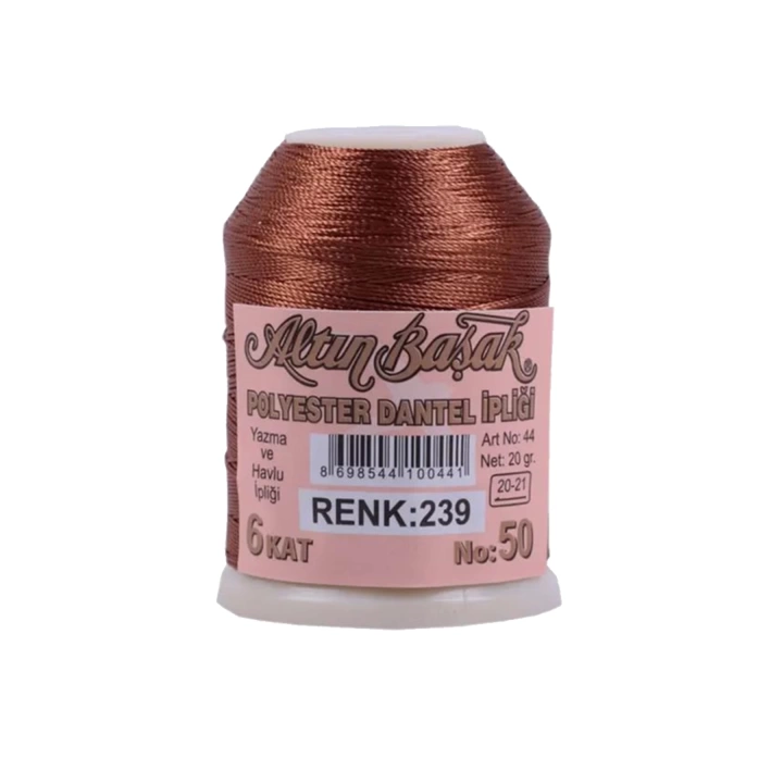 3 Adet Altınbaşak Oya ve Dantel İpi 20 gr - Royaleks - No: 239 - 329 - 715