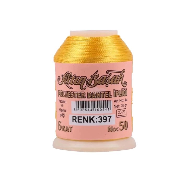 3 Adet Altınbaşak Oya ve Dantel İpi 20 gr - Royaleks - No: 397 - 020 - 129