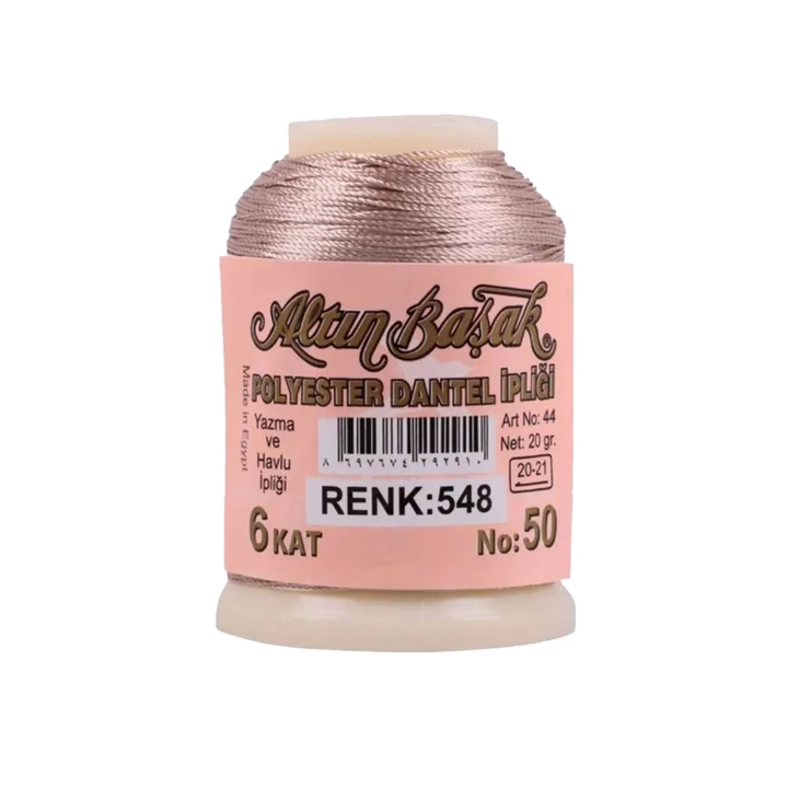 3 Adet Altınbaşak Oya ve Dantel İpi 20 gr - Royaleks - No: 548