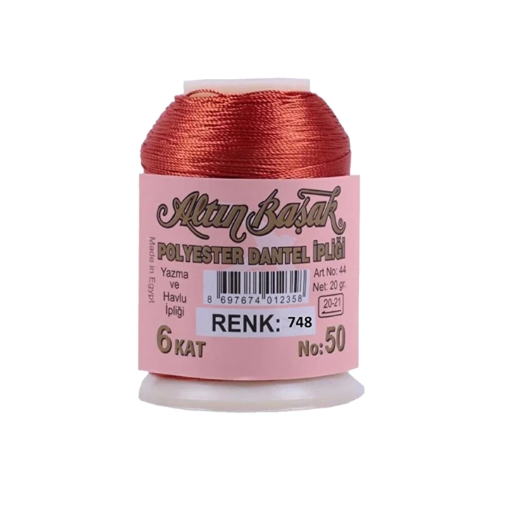 3 Adet Altınbaşak Oya ve Dantel İpi 20 gr - Royaleks - No: 748