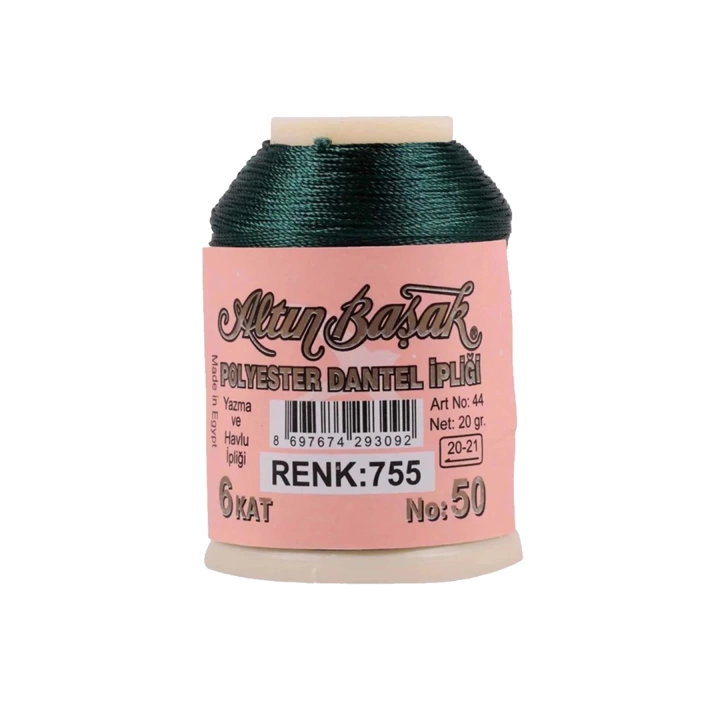 3 Adet Altınbaşak Oya ve Dantel İpi 20 gr - Royaleks - No: 755