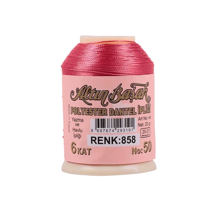 3 Adet Altınbaşak Oya ve Dantel İpi 20 gr - Royaleks - No: 858