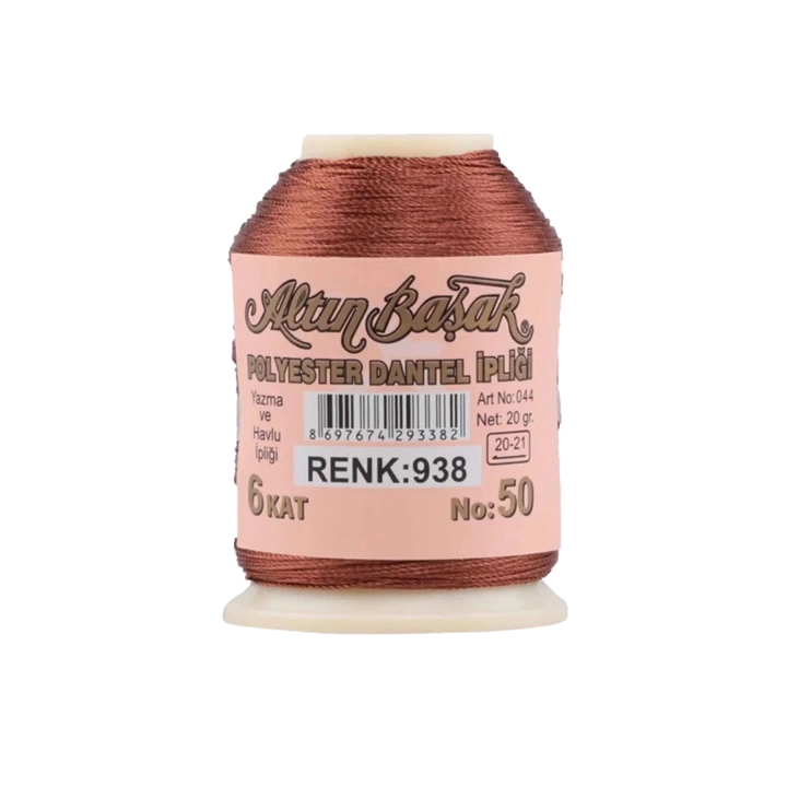 3 Adet Altınbaşak Oya ve Dantel İpi 20 gr - Royaleks - No: 938