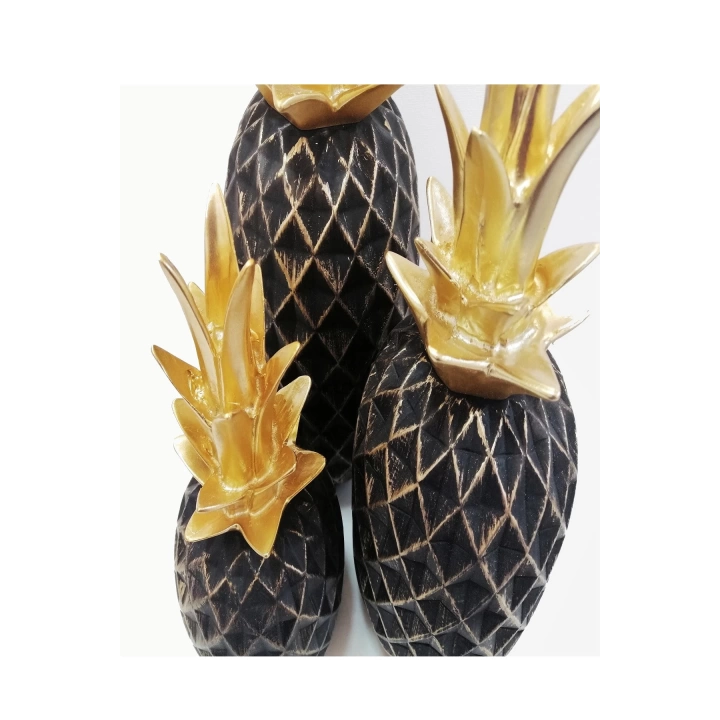 3lü Polyester Ananas Biblo