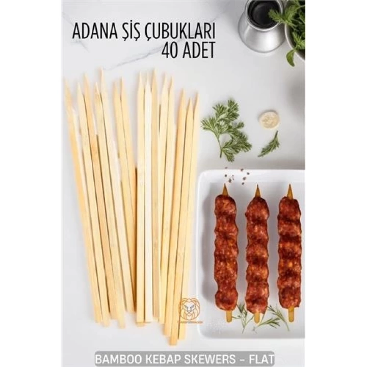 Adana Şiş Çubukları Bambu 40 ADET 720436