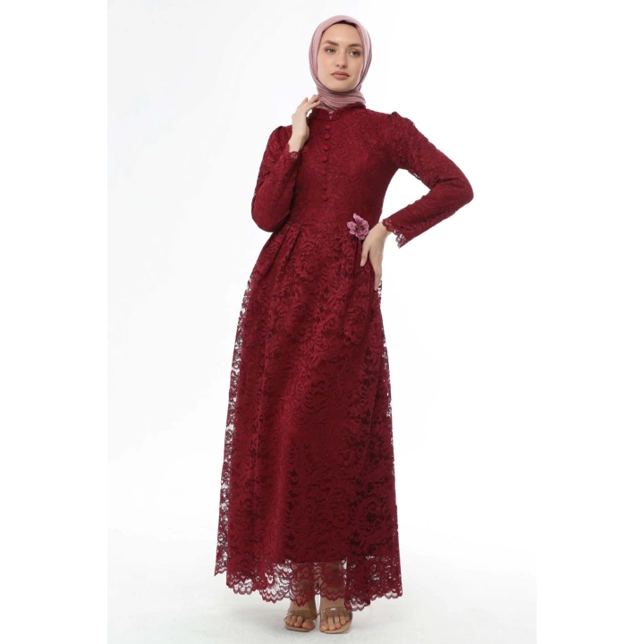 Ahunisa Henna Abiye Bordo 5646