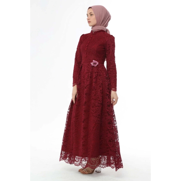 Ahunisa Henna Abiye Bordo 5646