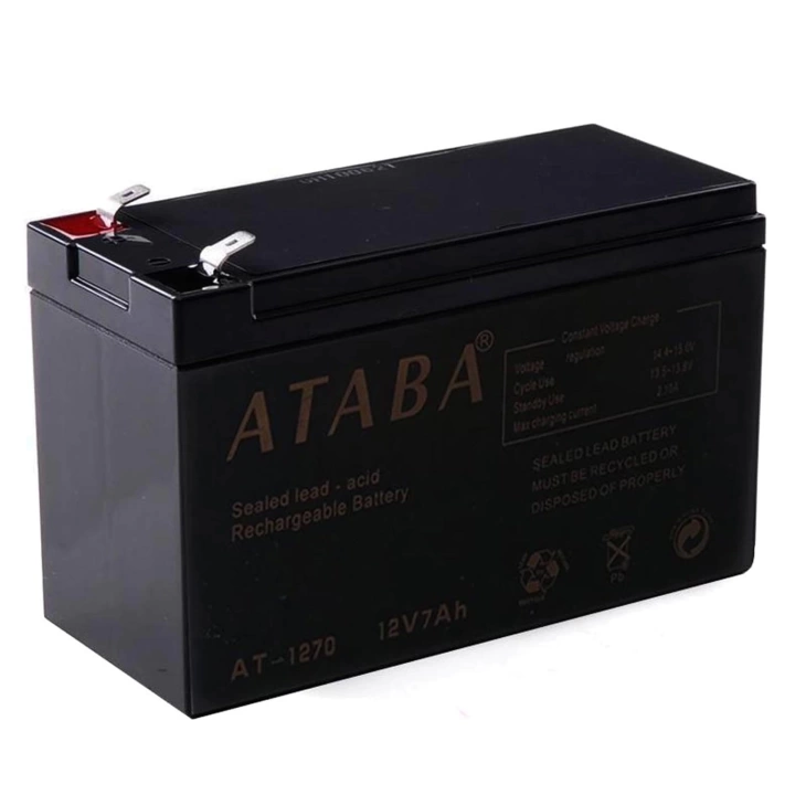 AKÜ 12V 7A (15X9.5X6CM) ATABA AT-1270