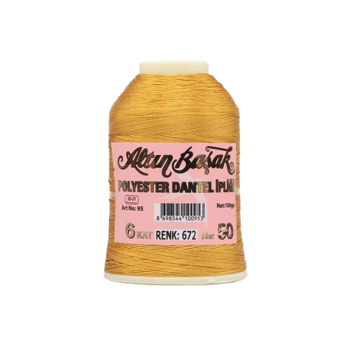 Altınbaşak Oya ve Dantel İpi 20 gr - Royaleks - No: 672