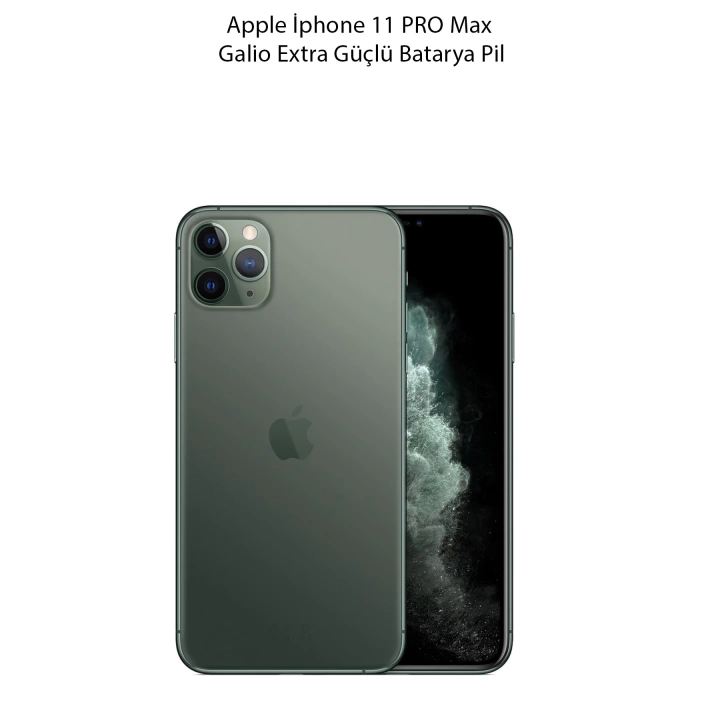 Apple İphone 11 PRO Max Galio Extra Güçlü Batarya Pil 3969 Mah