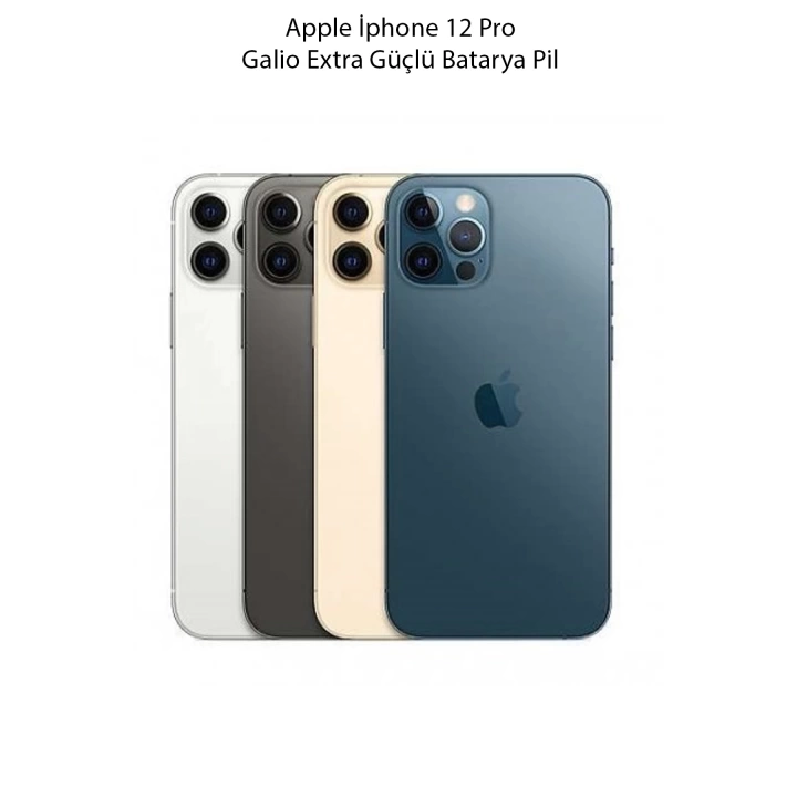 Apple İphone 12 Pro Galio Extra Güçlü Batarya Pil 2815 Mah